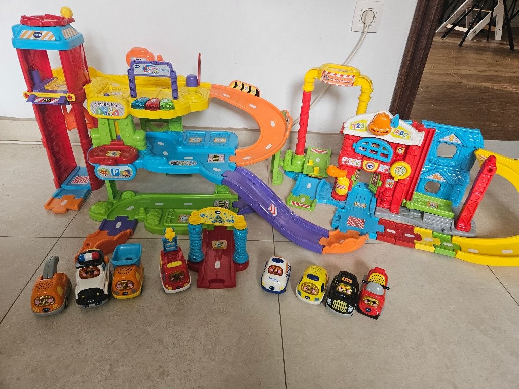 Set Vtech Toet Toet auto speelgoed, Ophalen, Gebruikt