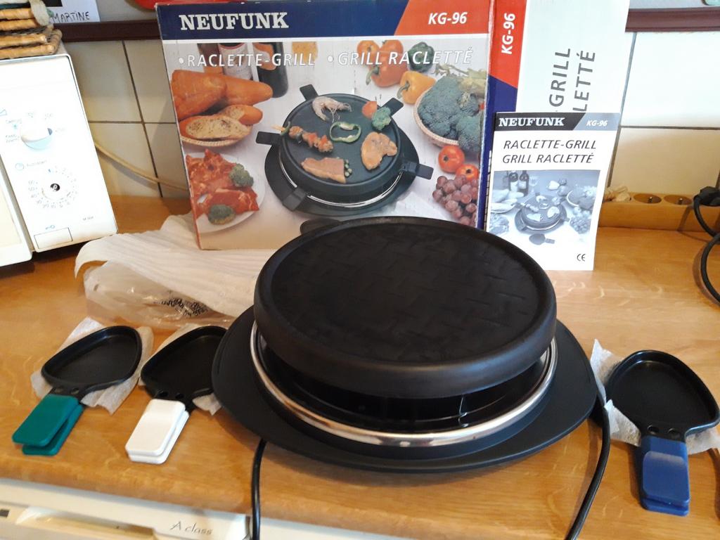 Appareil à raclette et grill 6 personnes, Elektronische apparatuur, Ophalen, Gebruikt, 4 t/m 7 personen