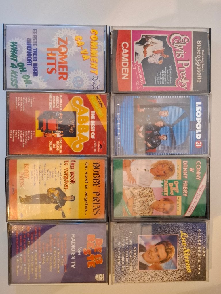 Verschillende audiocassettes, Cd's en Dvd's, Ophalen, Gebruikt, Origineel