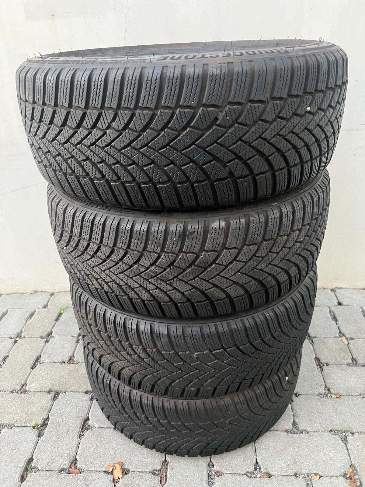 PNEUS D'HIVER BRIDGESTONE 205/45/R17, PROFIL 7 MM, 4 x, Pneus et Jantes, Pneus hiver, Véhicule de tourisme, 205 mm