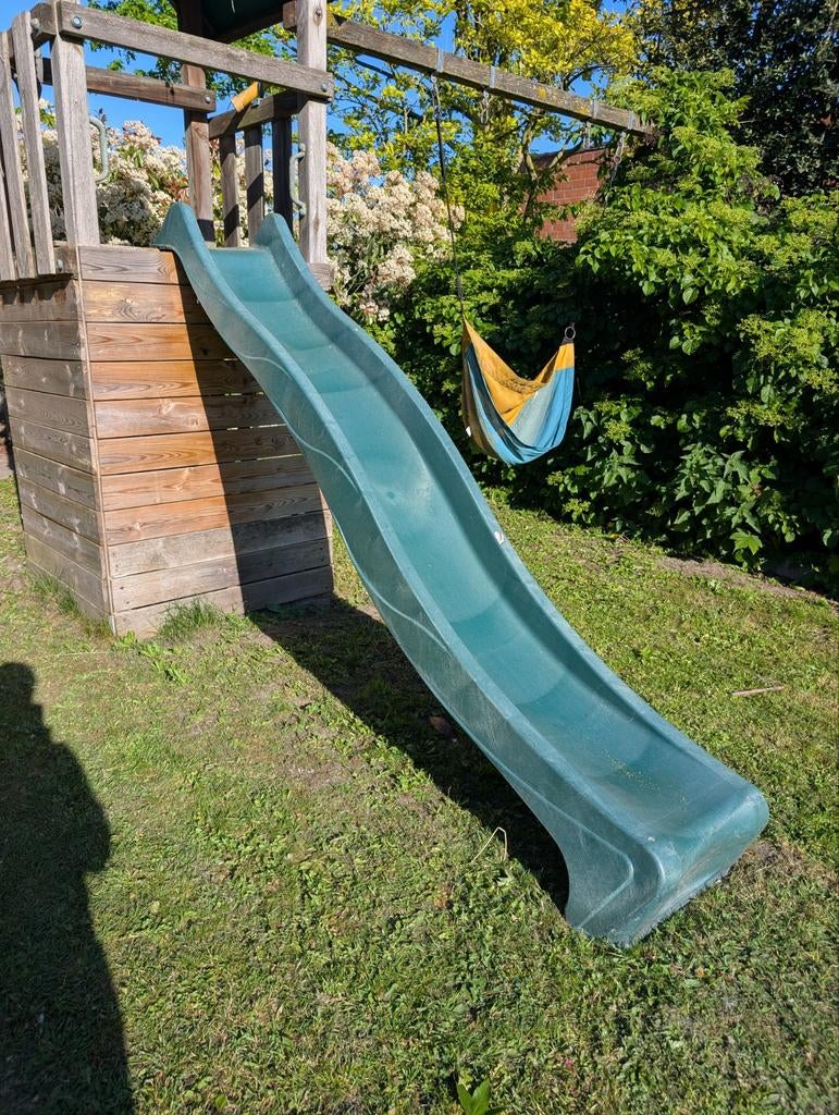 glijbaan (enkel het groen stuk), Enlèvement