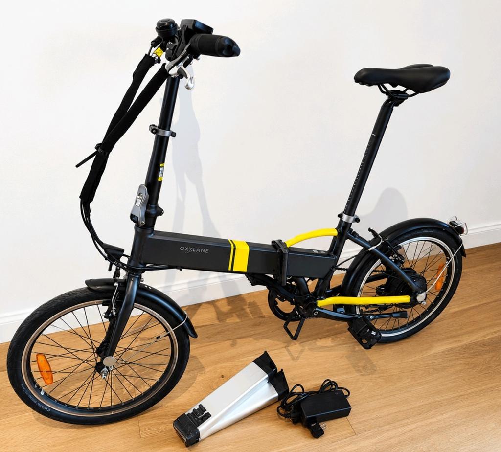 Vélo pliant électrique comme neuf, Enlèvement, Vitesses