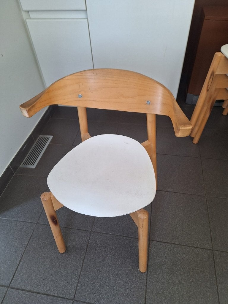keukenstoel, Huis en Inrichting, Ophalen, Gebruikt, Hout, Vier