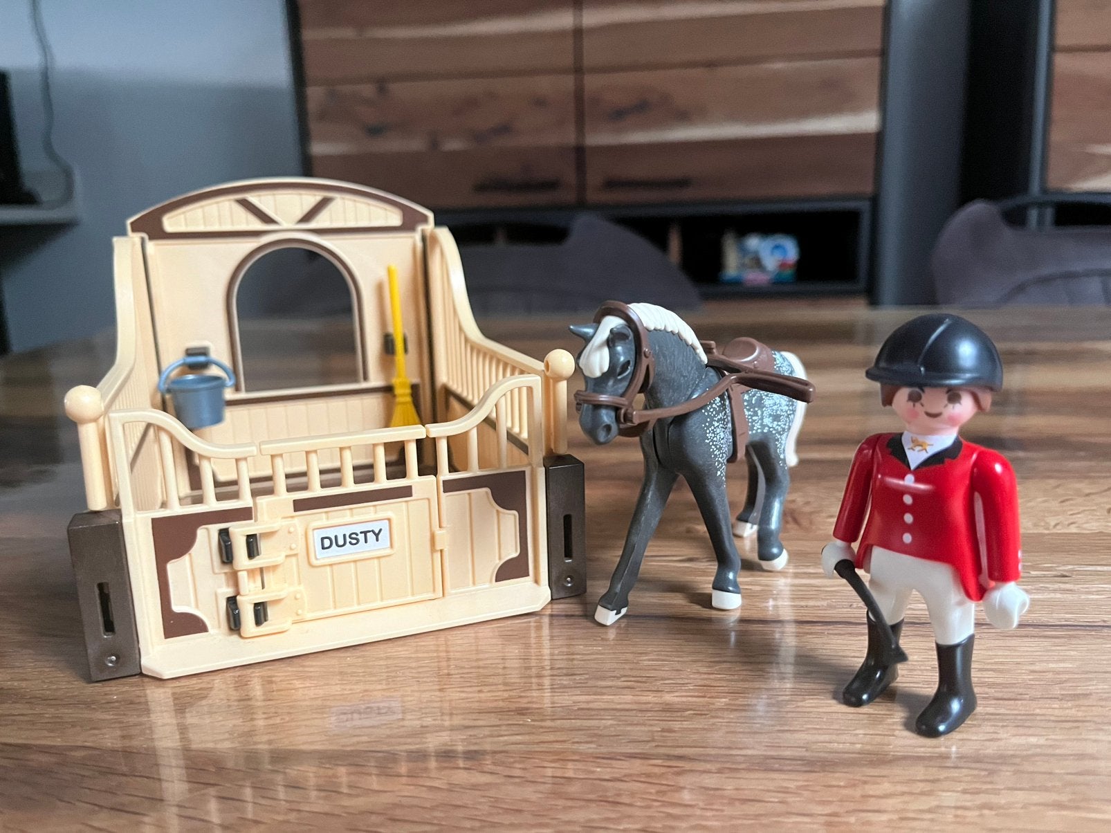 Playmobil paard en stal set 5, Kinderen en Baby's, Speelgoed | Playmobil, Ophalen of Verzenden, Zo goed als nieuw
