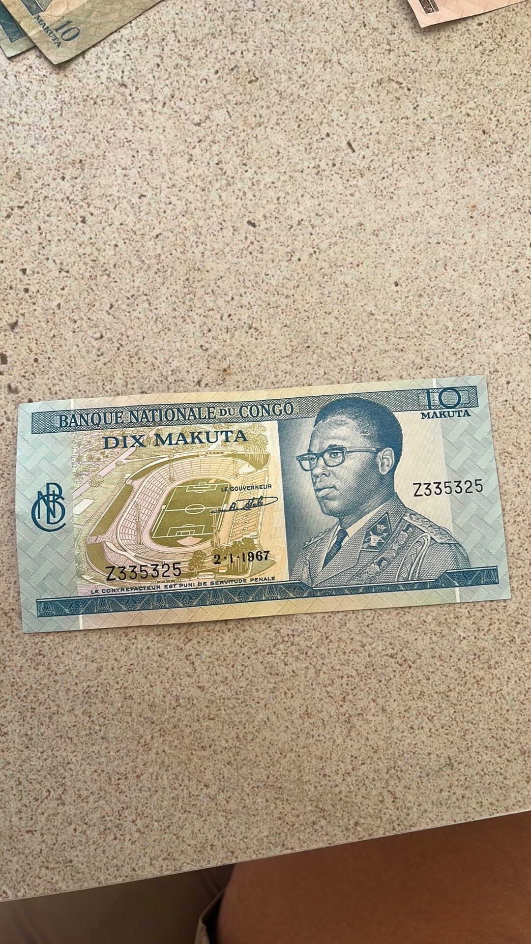 Dix Makuta 1967, Enlèvement