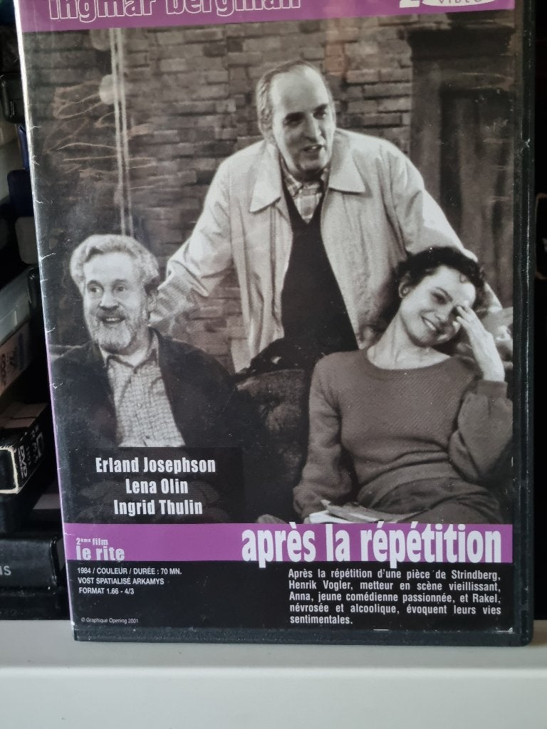 Après la répétition/Le Rite, Ingmar Bergman, Zw/Fr, CD & DVD, DVD | Films indépendants, Français, Français, Enlèvement ou Envoi