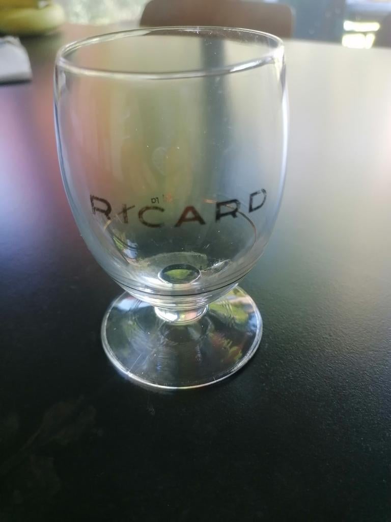 Ricard ballon 2cl ra gouden letters, Ophalen of Verzenden