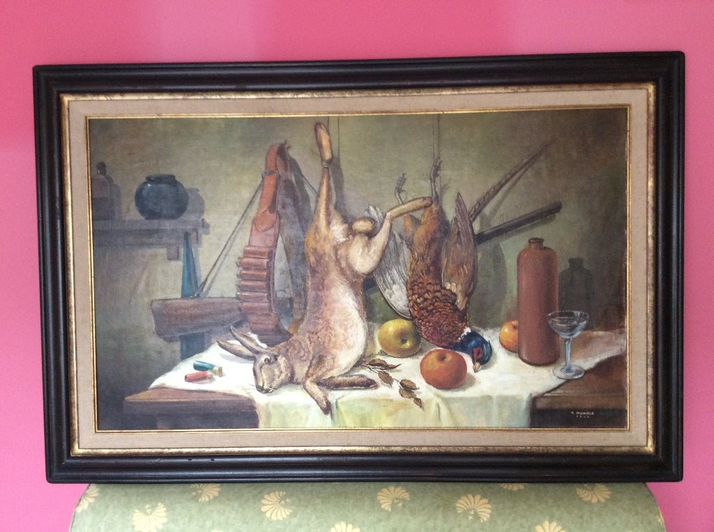 PRACHTIG SCHILDERIJ OP DOEK VAN P. MICHIELS  ( 1906 -1990 ), Ophalen, Gesigneerd, Stilleven, Doek
