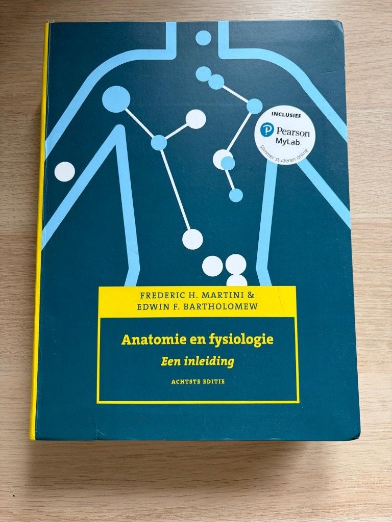 Anatomie en Fysiologie (Een inleiding), Boeken, Studieboeken en Cursussen, Ophalen of Verzenden, Gelezen, Hogeschool, Frederic H. Martini; Edwin F. Bartholomew