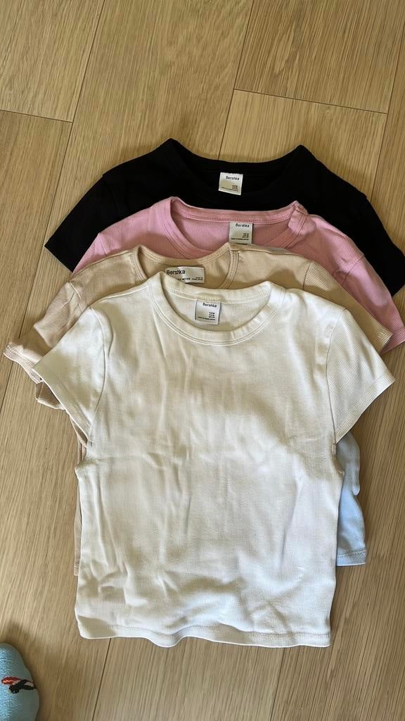 Meisjes bloesjes korte mouw Mt M, Kleding | Dames, Topjes, Ophalen, Zo goed als nieuw, Korte mouw
