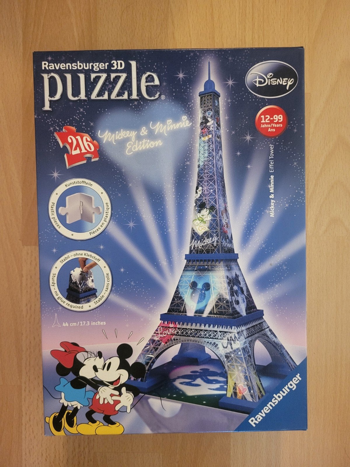 Puzzle 3D Tour Eiffel Mickey & Minnie Édition, Hobby & Loisirs créatifs, Sport cérébral & Puzzles, Enlèvement, Moins de 500 pièces