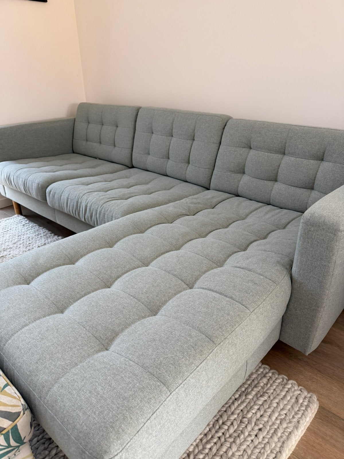 Goed onderhouden zetel ikea, Ophalen, Gebruikt, Driepersoons, 75 tot 100 cm