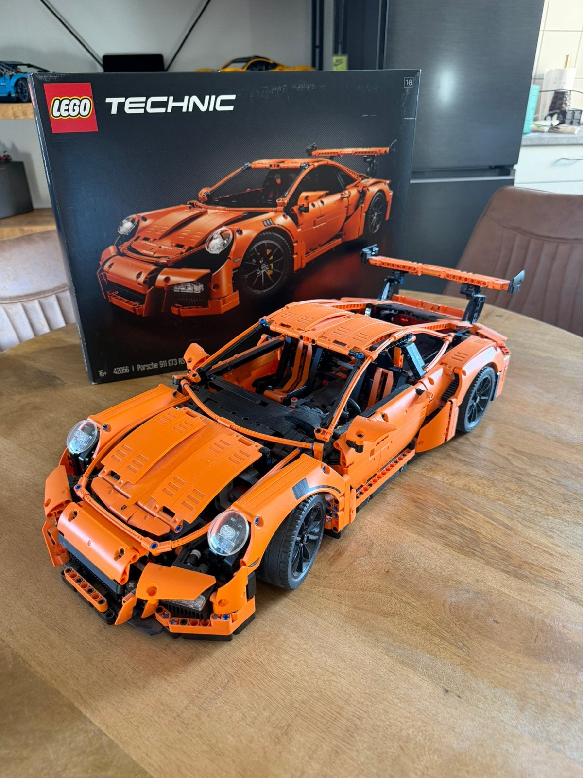 LEGO Technic 42056 Porsche 911 GT3 RS Compleet met doos., Lego, Comme neuf, Enlèvement, Technic