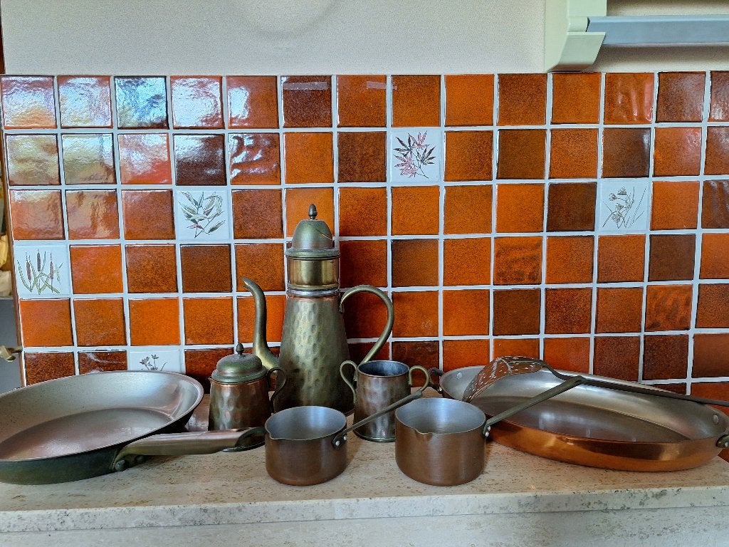 Koperen keukenmateriaal, Ophalen, Zo goed als nieuw