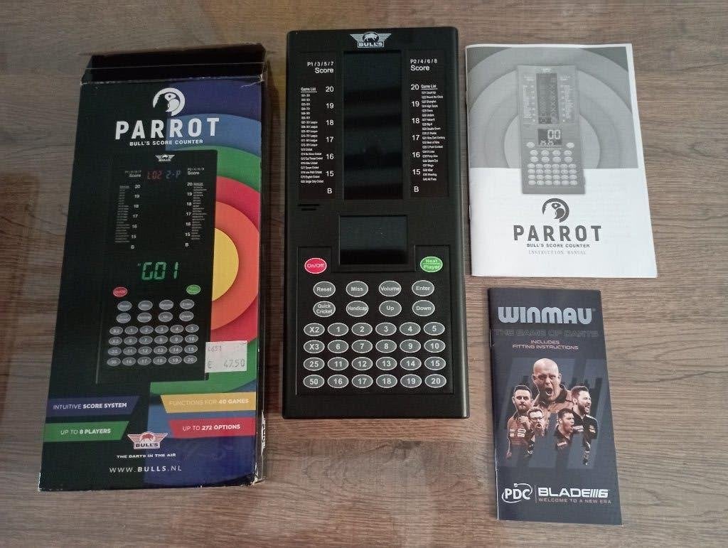 darts PARROT bull's scoreteller, Ophalen of Verzenden, Zo goed als nieuw, Overige typen