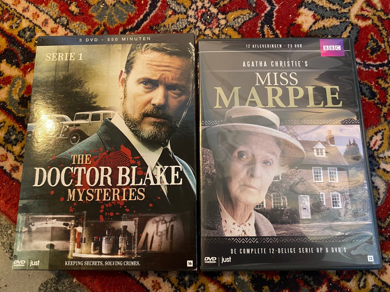 Doctor black/ agatha christie  dvd boxen, Ophalen of Verzenden, Zo goed als nieuw
