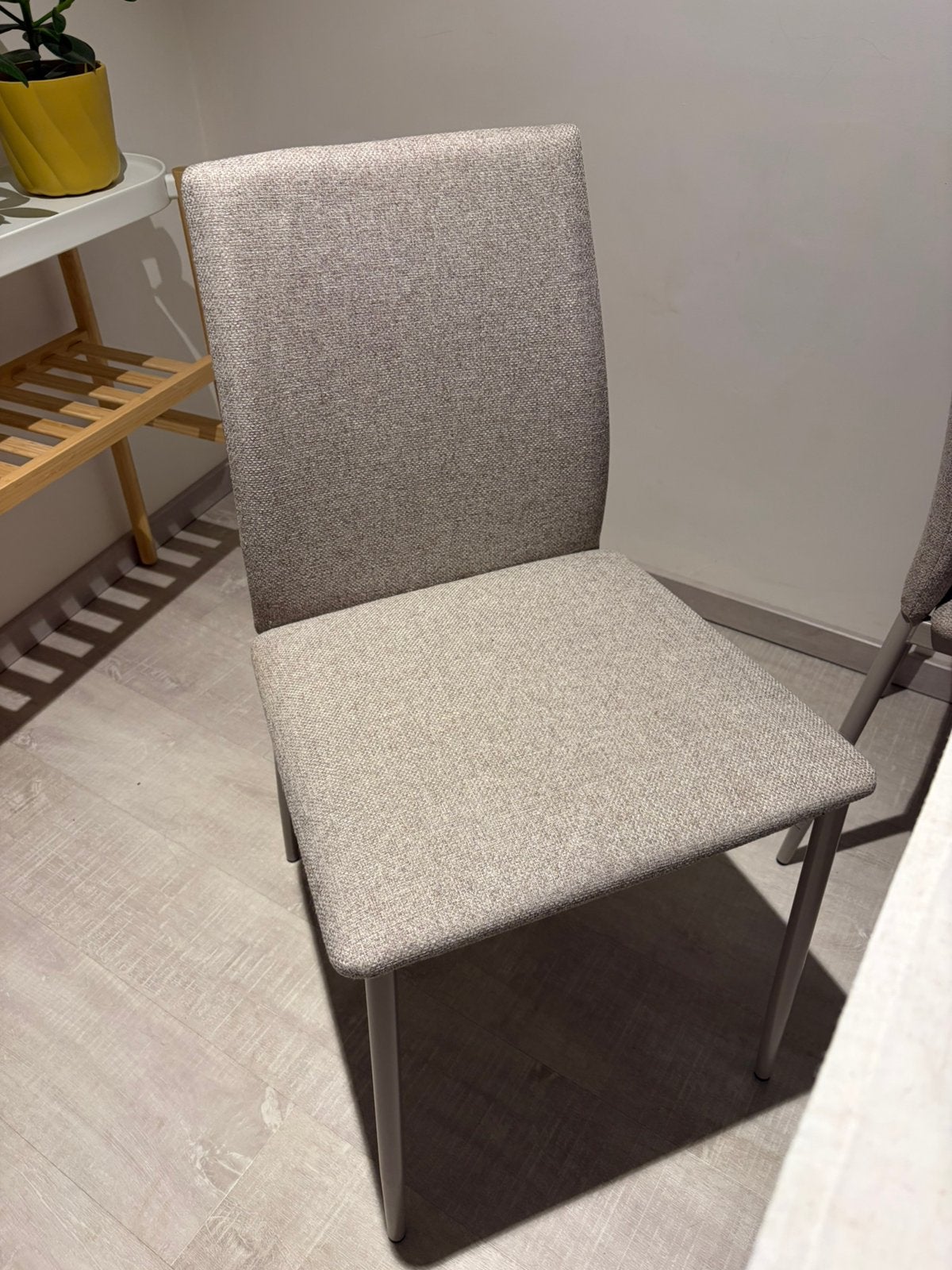 Lot de 6 chaises BRANDE — JYSK, tissu beige, Enlèvement, Comme neuf