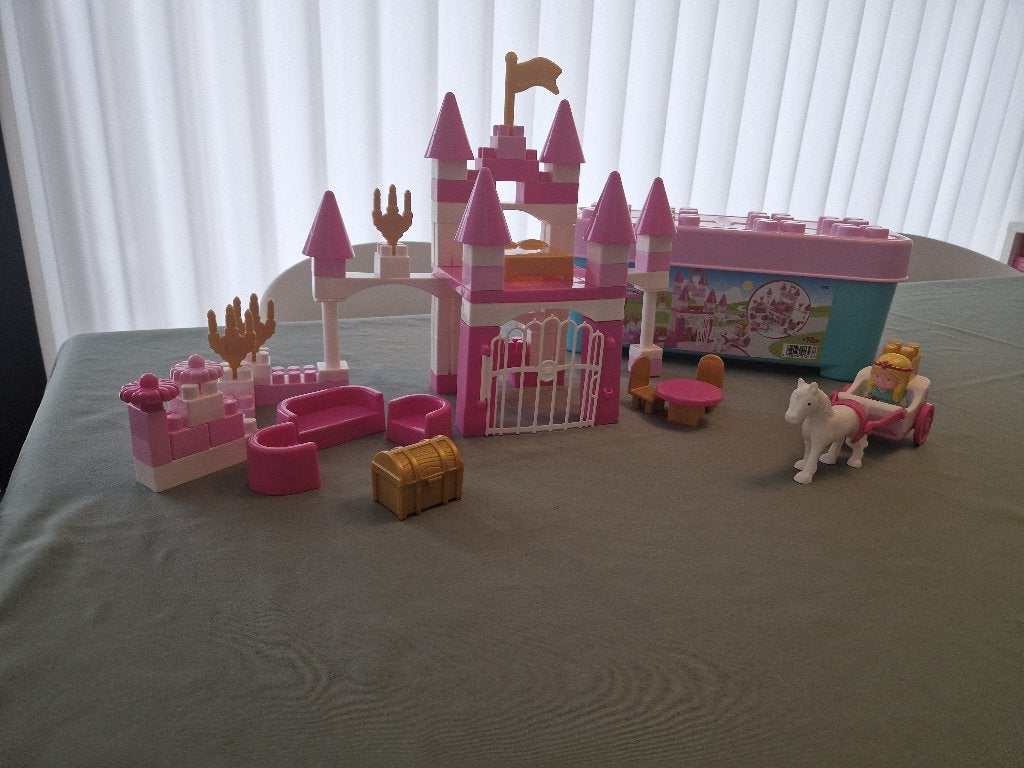 Princes kasteel incl doos (ABRICK) +18m, Ophalen, Complete set, Zo goed als nieuw, Kasteel/Fort