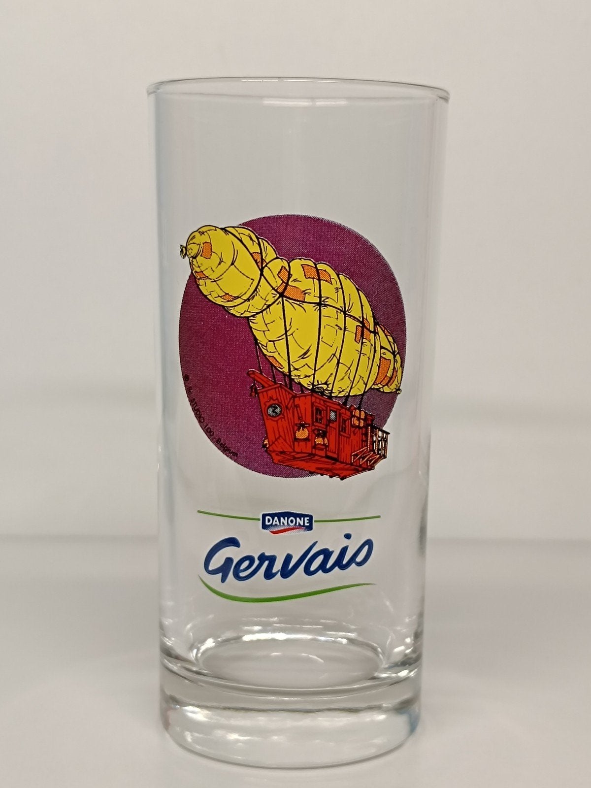 Kabouter Plop Studio 100 Zeppelin Danone Gervais glas, Ophalen of Verzenden