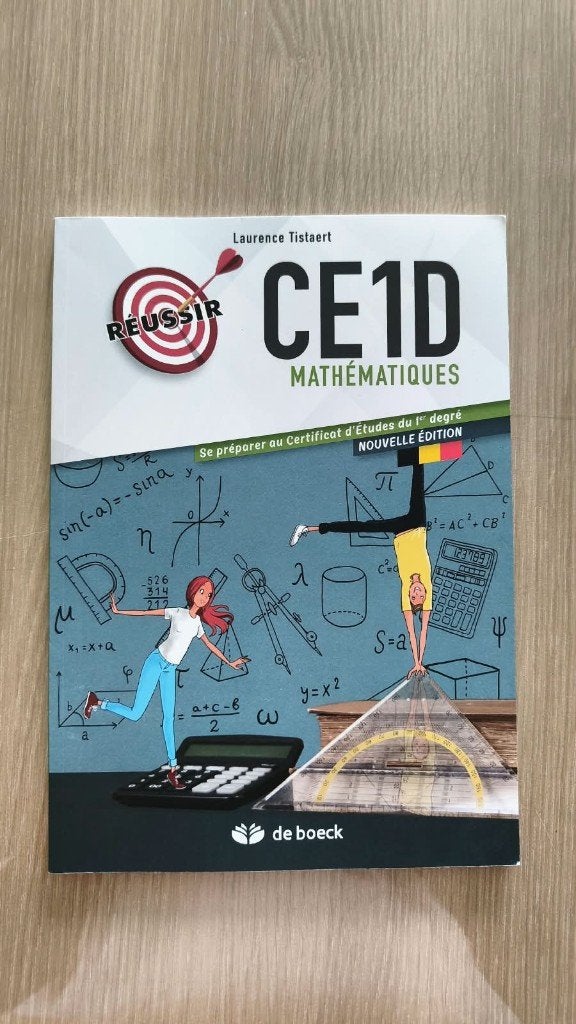 Réussir CE1D Mathématiques. NEUF, Livres, Neuf, Enlèvement, Enseignement secondaire inférieur, De boeck