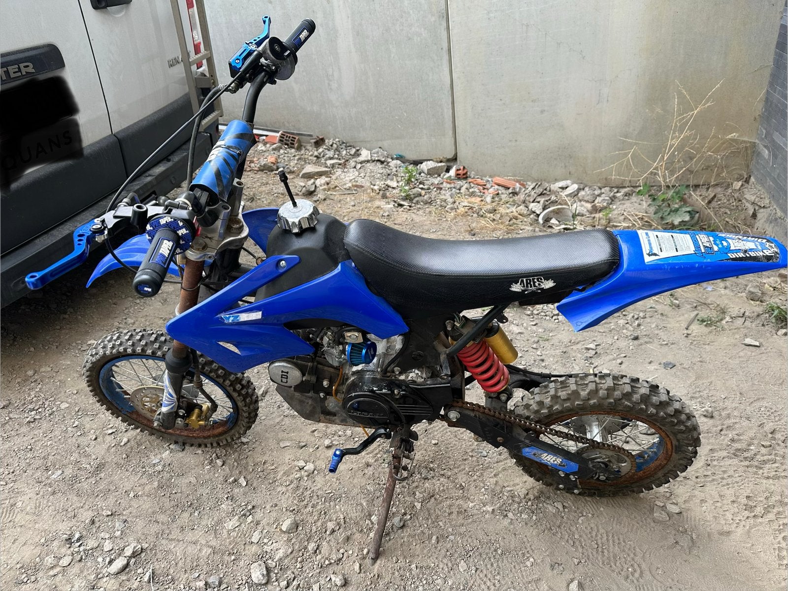 Dirt bike Ares 125cc 4T, Dirt Bike, 125 cm³, Enlèvement, Utilisé