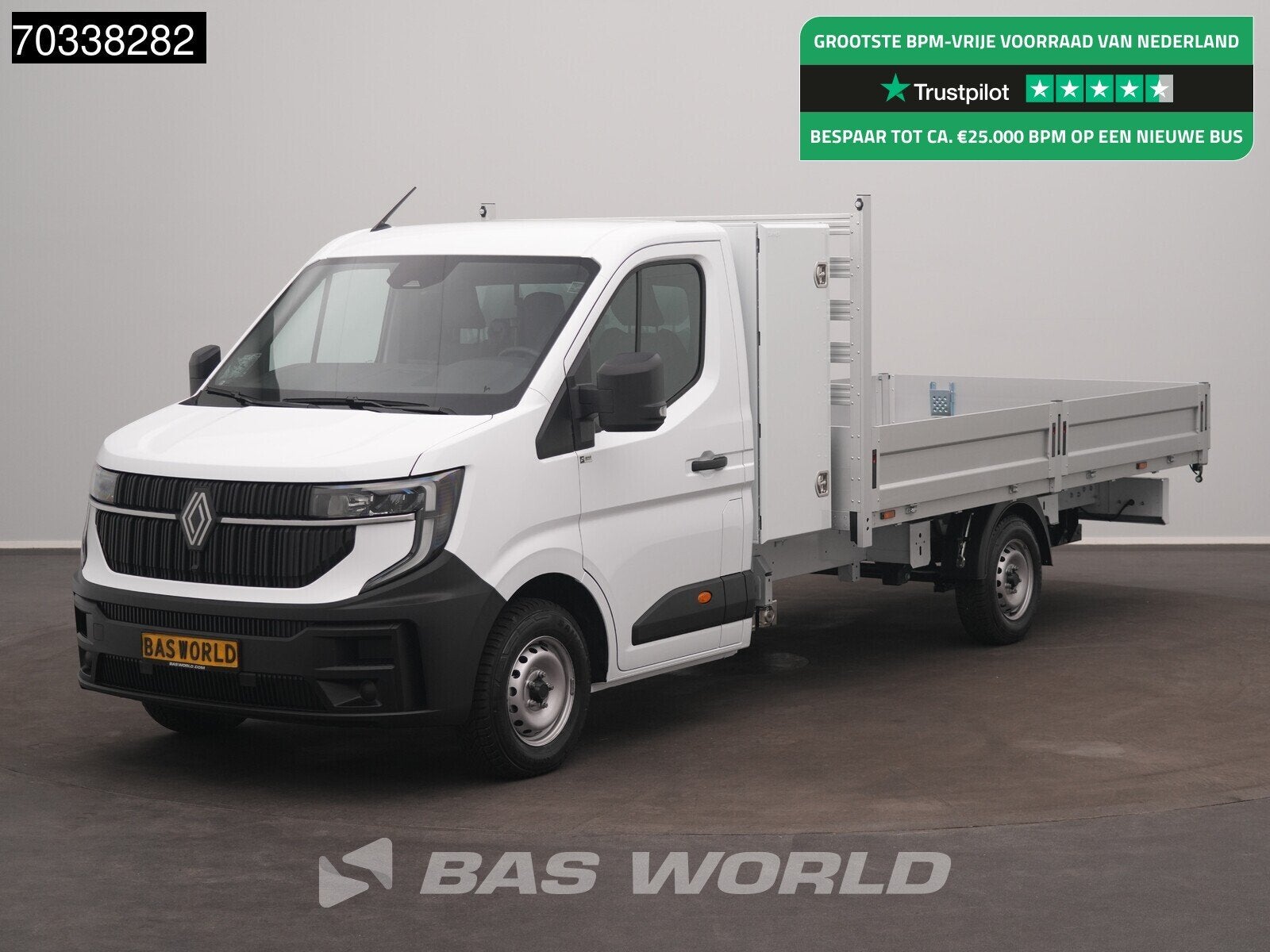 Renault Master 170PK Automatik Pritsche AHK Klima Carplay LE, Auto's, Automaat, 1998 cc, Stof, LED dagrijverlichting