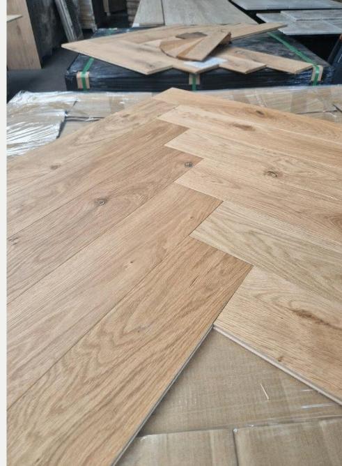 BOIS DE PARQUET RÉSIDUEL ; CHEVRONS EN CHÊNE DE 110 M2, !, Enlèvement, Intérieur