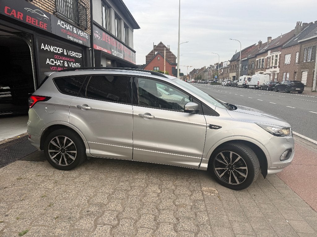 Ford Kuga ST-Line 92000km *Navi Xenon Camera*, Autos, Cuir, Argent ou Gris, Achat, Euro 6