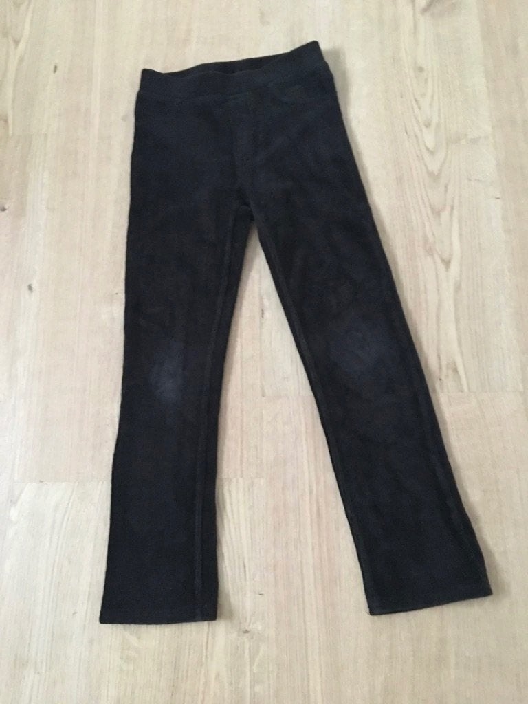 H&M makkelijke zwarte tregging velours 122, Kinderen en Baby's, Ophalen of Verzenden, H&M, Meisje, Broek