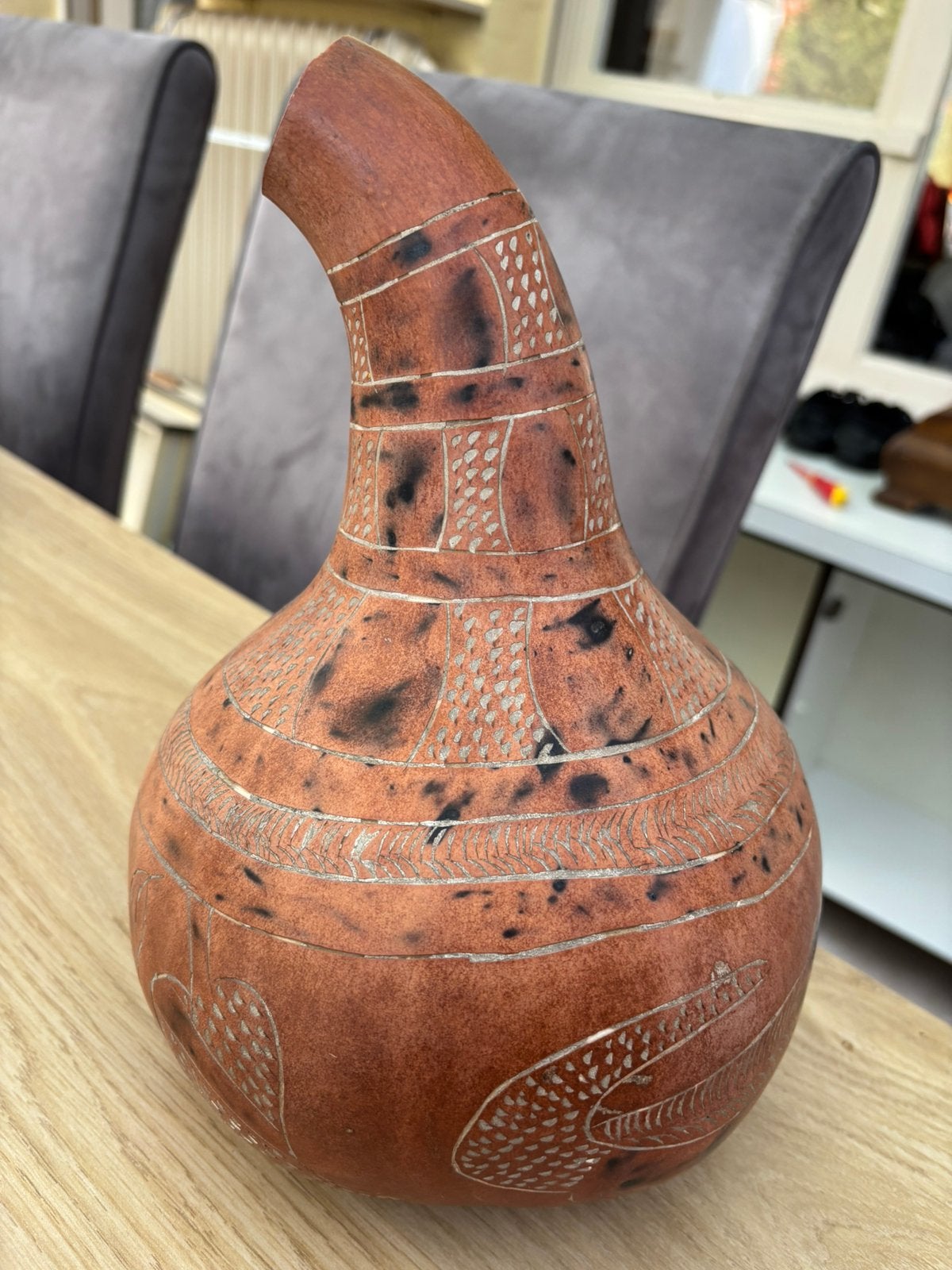 Kalabas, Maison & Meubles, 28 cm, Marron, Matériau naturel, Comme neuf