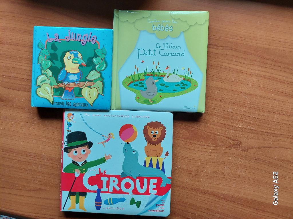 3 livres pour enfants 12 - 24 mois, Livres, Livres pour enfants | 0 an et plus, Utilisé, 1 à 2 ans, Livre à déplier, à toucher ou à découvrir