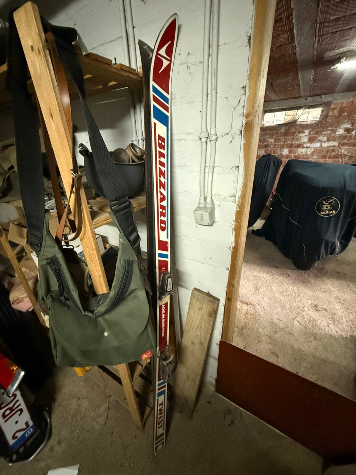 Vintage oude ski latten, Enlèvement, Comme neuf, Ski