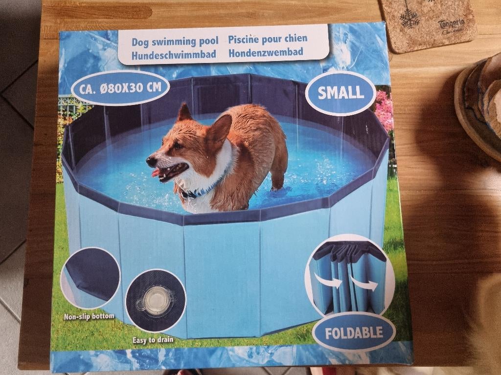 Zwembadje voor kleine hond (80 cm), Ophalen of Verzenden, Nieuw