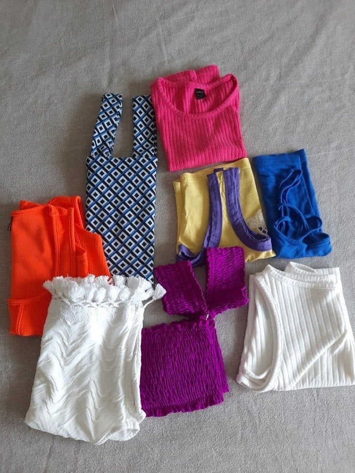 Lot topjes, Kleding | Dames, Meerkleurig, Ophalen of Verzenden, Zo goed als nieuw, Zonder mouw
