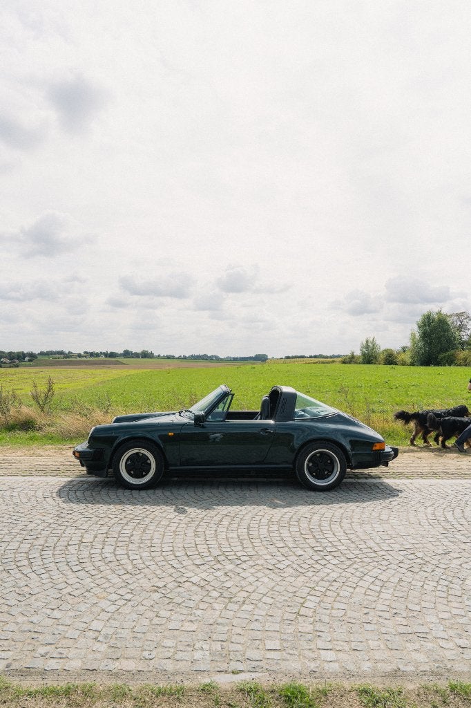 1989 Porsche 911 3.2L targa G50 Forest Green, Autos, Cuir, Achat, Entreprise, Boîte manuelle