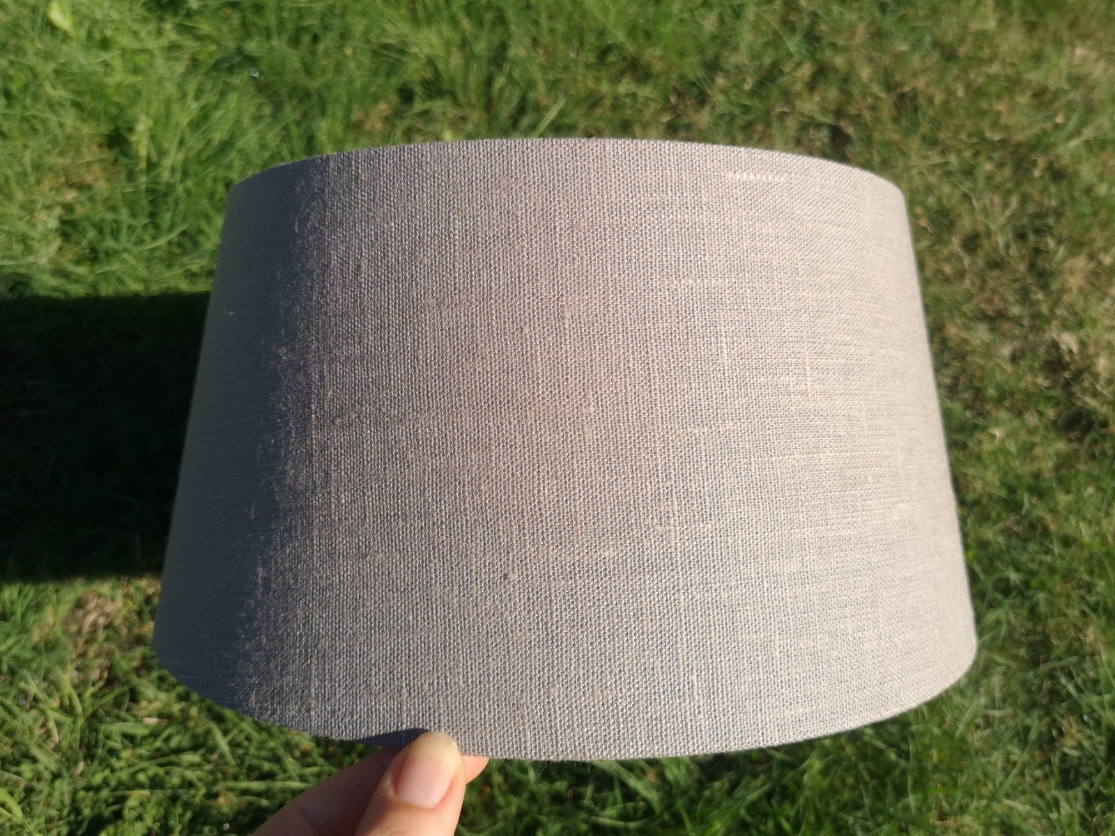2 lampenkappen, 16 cm, Beige, Rond, Ophalen of Verzenden