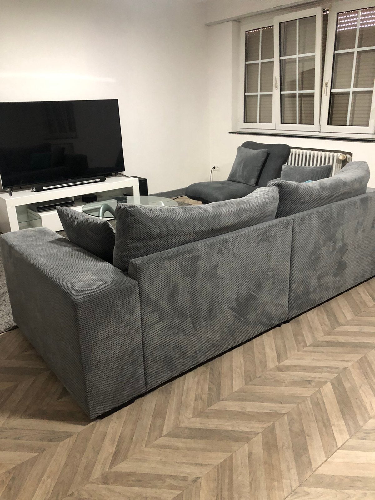 Canapé +fauteuil, Enlèvement, Comme neuf