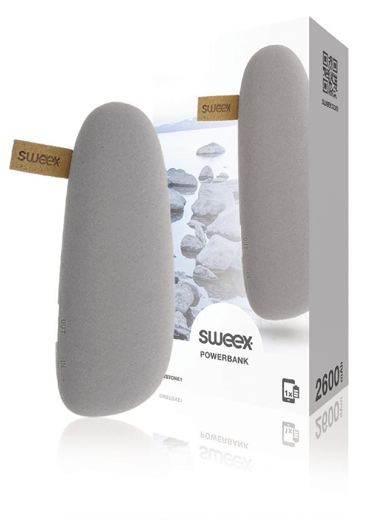 Batterie externe 2600 mAh USB – Power Bank – Neuf, Télécoms, Enlèvement ou Envoi, Neuf, Sweex