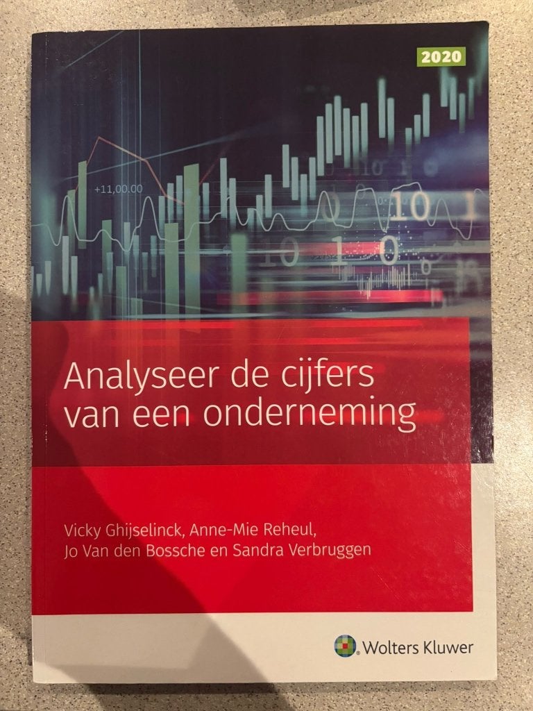Analyseer de cijfers van een onderneming, Boeken, Gelezen, Hoger Onderwijs, Ophalen of Verzenden, Wolters Kluwer