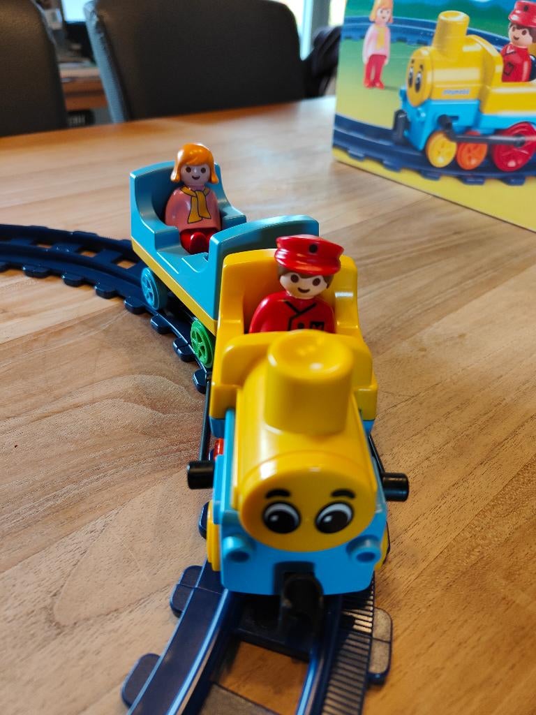 Playmobil 1.2.3 Trein met rails – 6760, Enlèvement ou Envoi, Utilisé, Ensemble complet