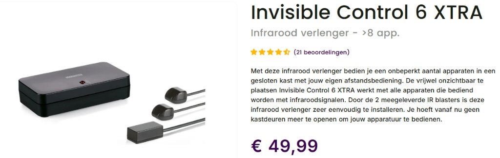 Marmitek Infrarood verlenger, Verzenden, Gebruikt