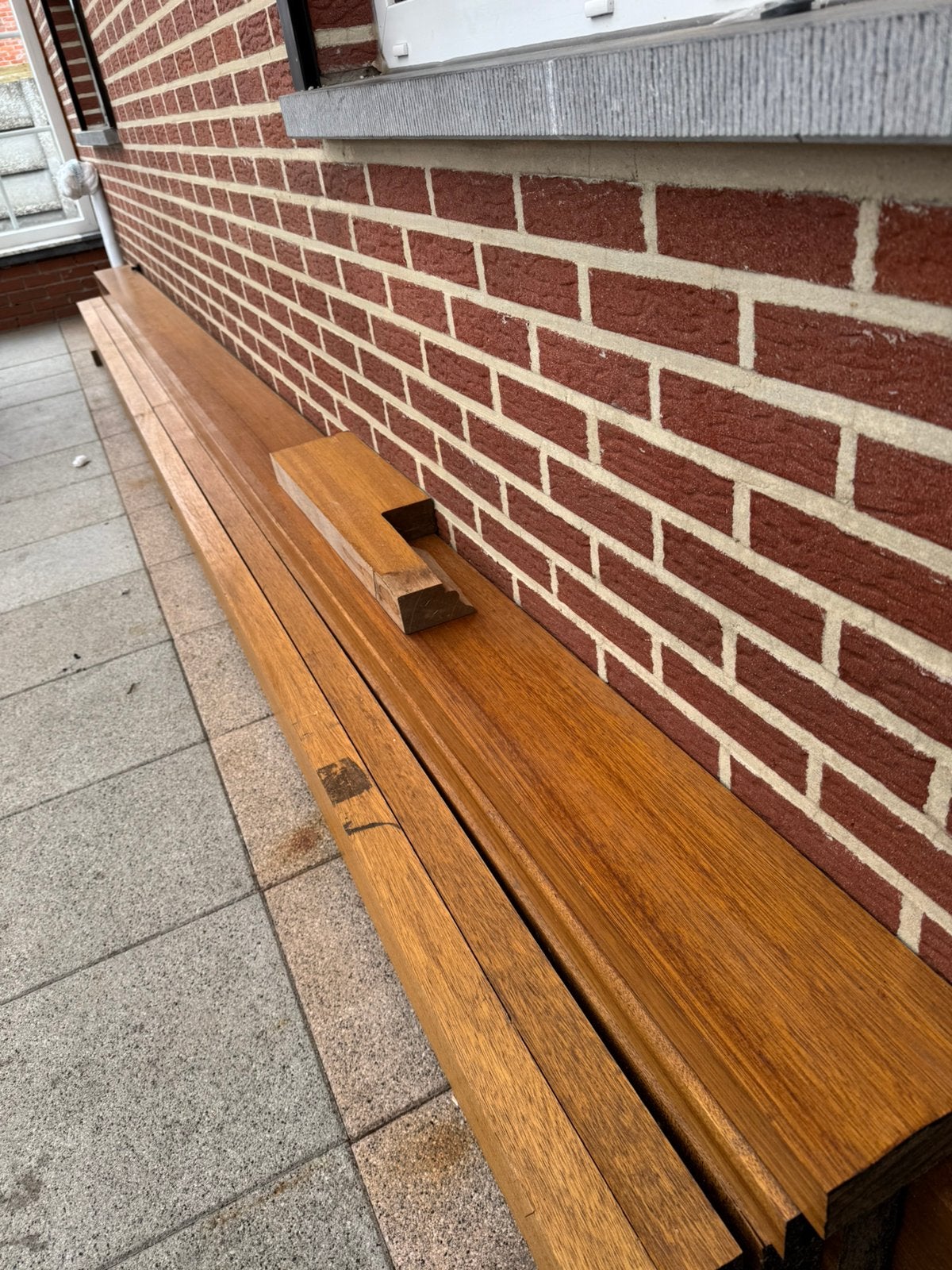 Geschaafde eikenhout, Ophalen, Eiken, Nieuw, Balk