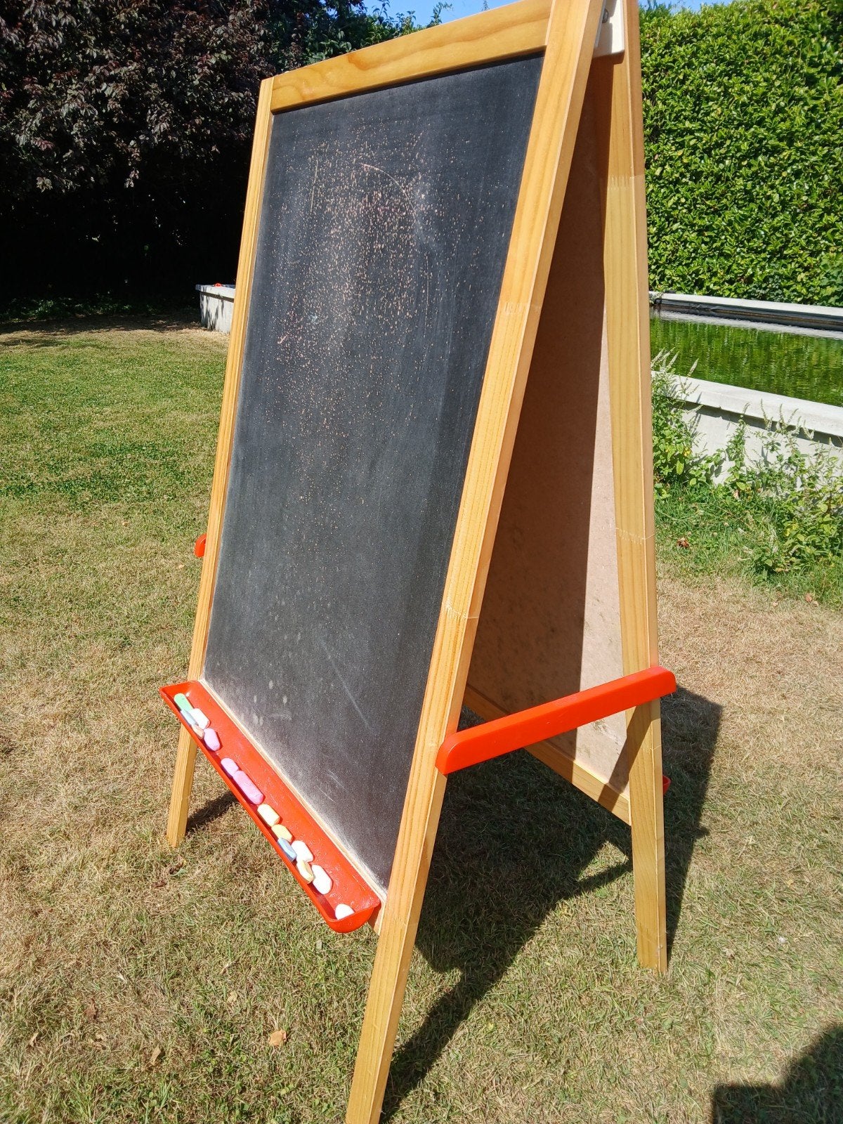krijtbord, Ophalen, Krijtbord