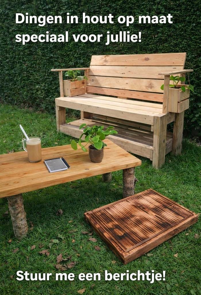 Handgemaakte dingen op maat aangeboden, Tuin en Terras, Ophalen, Nieuw, Hout