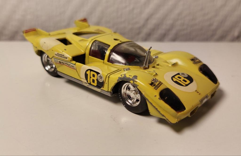 Ferrari 512 S voiture de course jaune des années 1970 à l'éc, Hobby & Loisirs créatifs, Voitures miniatures | 1:43, Enlèvement