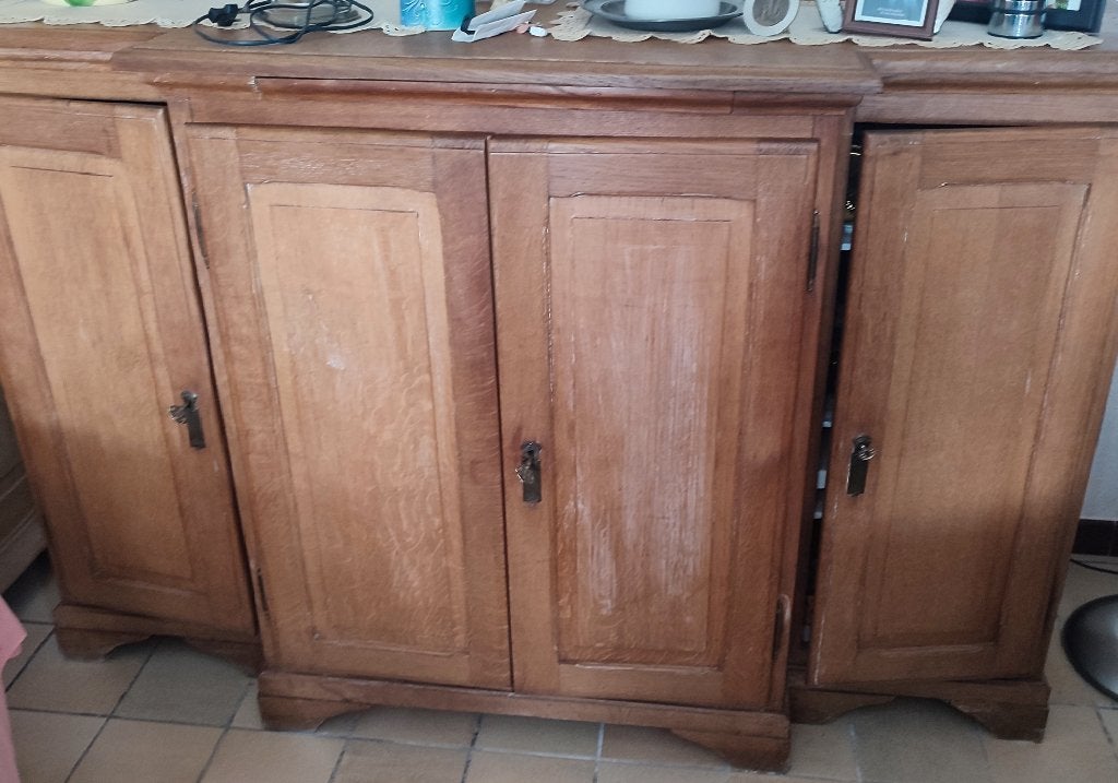 Meuble en chêne clair, Enlèvement, Utilisé, Chêne, Avec porte(s)