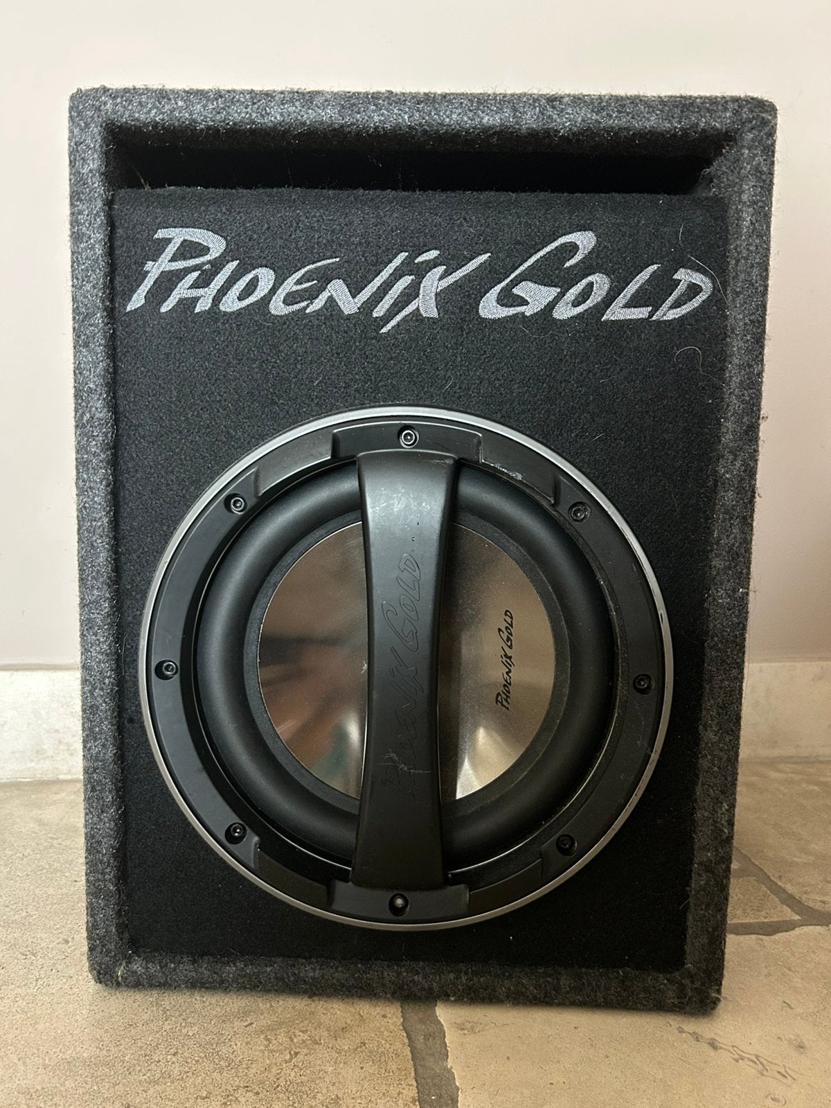 Phoenix Gold Subwoofer - 160W, TV, Hi-fi & Vidéo, Autres marques, Bass-reflex, Subwoofer, Enlèvement