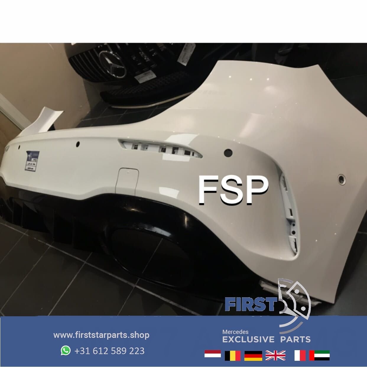 W177 Mercedes A Klasse 35 AMG ACHTERBUMPER + DIFFUSER A35 20, Arrière, Utilisé, -, -