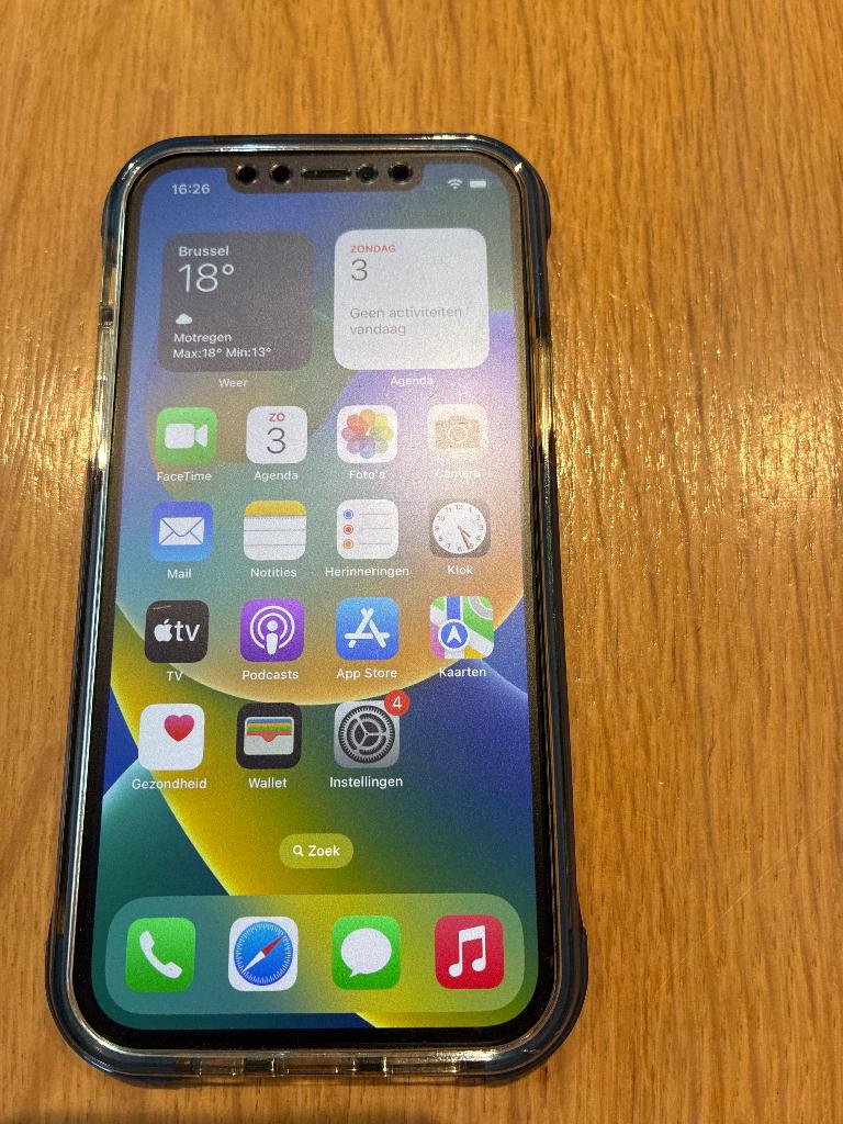 Apple iphone 12 in zeer goede staat, Ophalen, Gebruikt, Zwart, 84 %