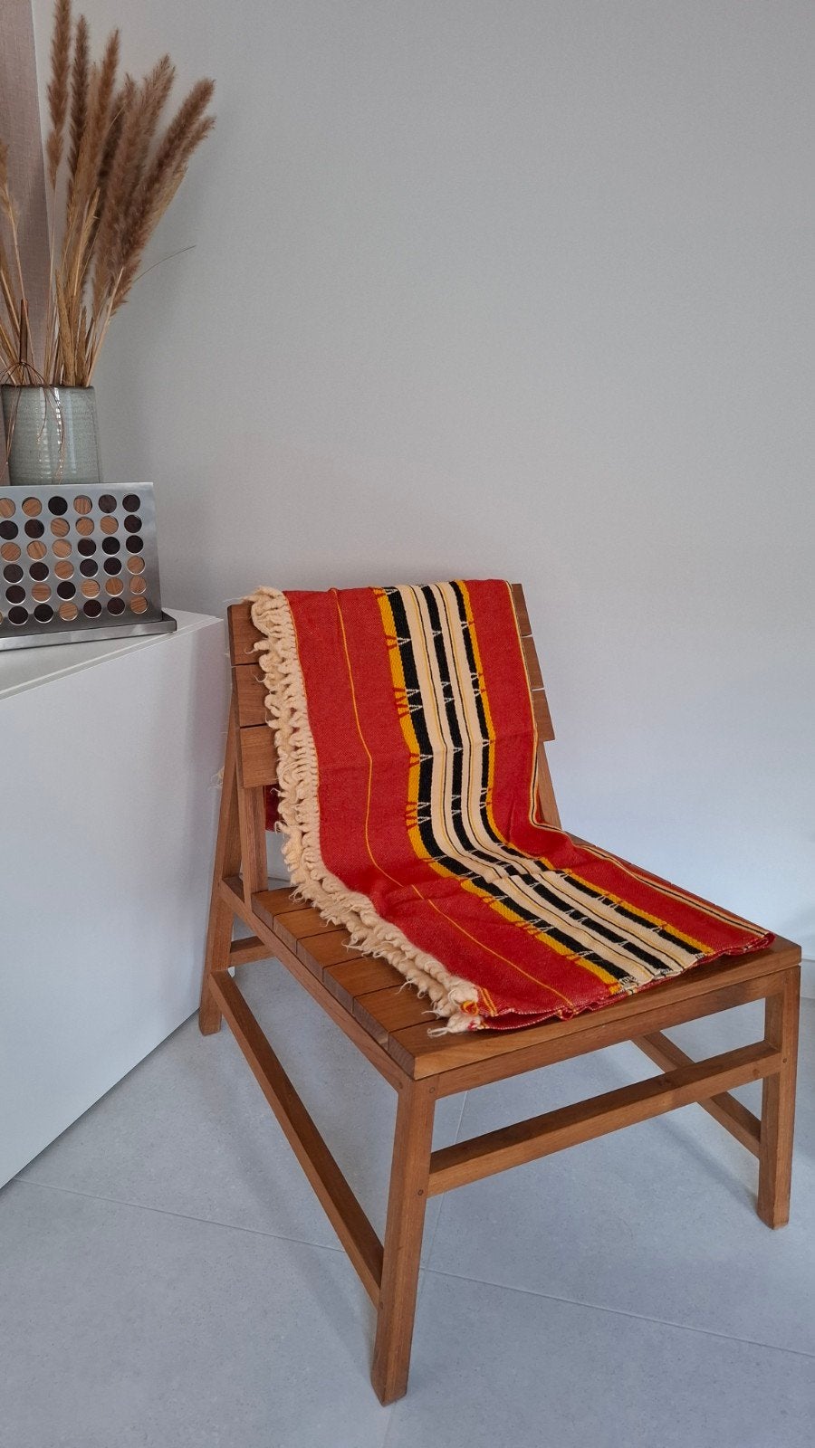 Authentieke Vintage Berber Kilim/kelim Vloerkleed, Handgewev, Huis en Inrichting, Ophalen, 100 tot 150 cm, Nieuw, Boho kelim